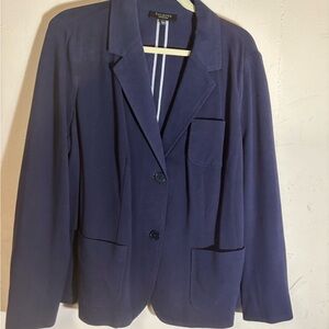 Talbots Women's Navy Blazer plus size 20 women petite. Excellent condition